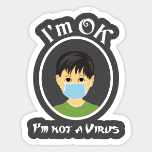 I'm ok Sticker